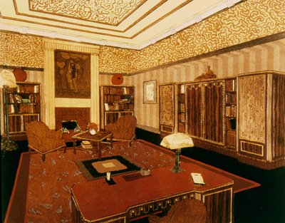 Office, 1924 by Paul Follot